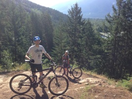 Mountain biking! (I'm out of shape...) Pemberton is renowned for its mountain biking — come and visit!